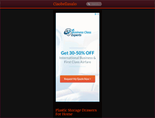 Tablet Screenshot of ciaobellasalon.biz