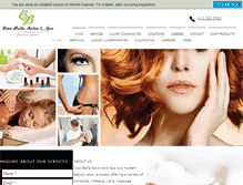 Tablet Screenshot of ciaobellasalon.com