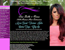 Tablet Screenshot of ciaobellasalon.net